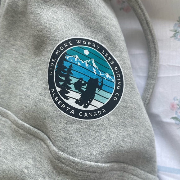 grey half zip hoodie - Picture 4 of 4